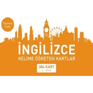 İngilizce Kelime Öğreten Kartlar  (Turuncu Kutu)
