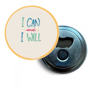 İngilizce Motto - 18 / Magnet / 58 mm