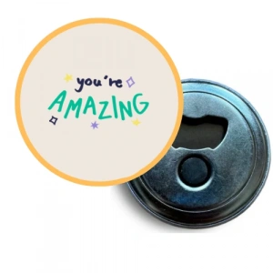İngilizce Motto - 9 / Magnet / 58 mm