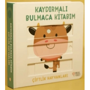 Kaydırmal Bulmaca Kitabım - Çiftlik Hayvanları