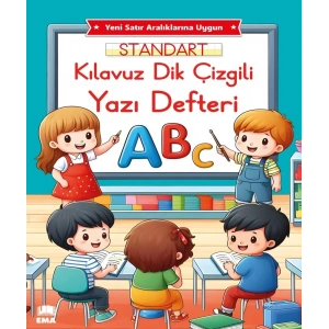 Kılavuz Dik Çizgili Yazı Defteri