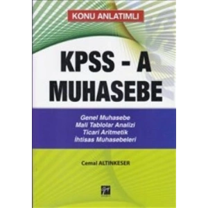 Konu Anlatımlı KPPS-A Muhasebe