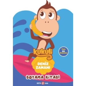 Kukuli Deniz Zamanı Boyama Kitabı