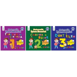 Matematik İşlem Becerisi Seti (3 Kitap)