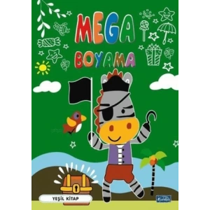 Mega Boyama - Kahverengi Kitap