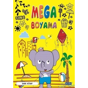 Mega Boyama - Sarı Kitap