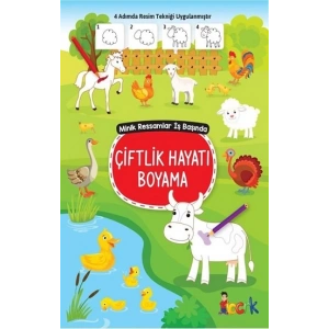 Minik Ressam İş Başında - Çiftlik Hayatı Boyama