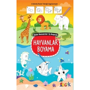 Minik Ressam İş Başında - Hayvanlar Boyama