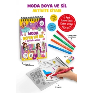 Moda – Boya ve Sil Aktivite Kitabı