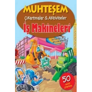Muhteşem Çıkartmalar Aktiviteler İş Makineleri