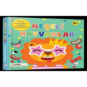 Neşeli Hayvanlar - Silikon Çıkartmalı