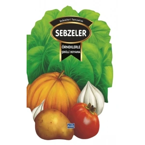 Örneklerle Şekilli Boyama - Sebzeler