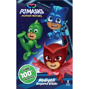 PJ Masks 100 Çıkartma Hediyeli Boyama Kitabı