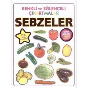 Renkli ve Eğlenceli Çıkartmalar - Sebzeler (Vegetables)