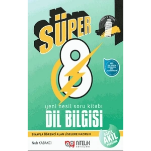 Süper 8. Sınıf Yeni Nesil Dil Bilgisi Soru Kitabı