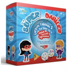 Süper Dahiler Çarpım Tablosu 1  (2x’den 5x’e)