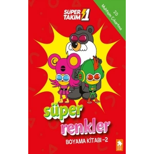 Süper Renkler Boyama Kitabı - 2- Süper 1 Takım