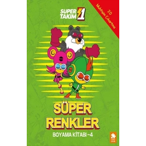 Süper Renkler Boyama Kitabı - 4- Süper 1 Takım