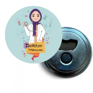 Tesettürlü Doktor Hanım / Magnet / 58 mm