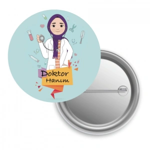 Tesettürlü Doktor Hanım / Rozet
