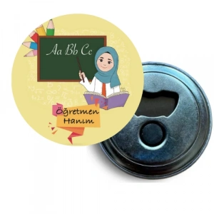 Tesettürlü Öğretmen Hanım / Magnet / 58 mm
