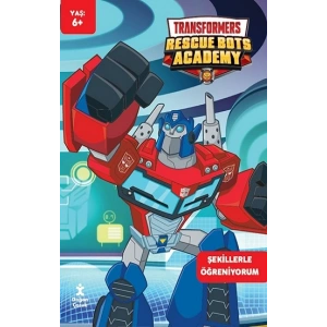 Transformers Rescue Bots Academy Şekillerle Öğreniyorum Faaliyet Kitabı