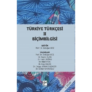 Türkiye Türkçesi 2 Biçimbilgisi