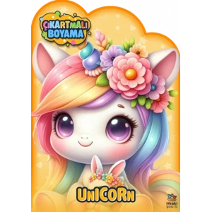 Unicorn Zamanı – Çıkartmalı Boyama Kitabı