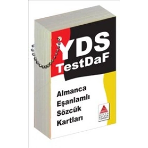 YDS TestDaf Almanca Eşanlamlı Sözcük Kartları