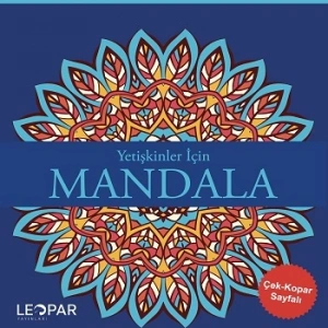 Yetişkinler İçin Mandala - Lacivert