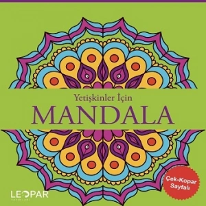 Yetişkinler İçin Mandala - Yeşil
