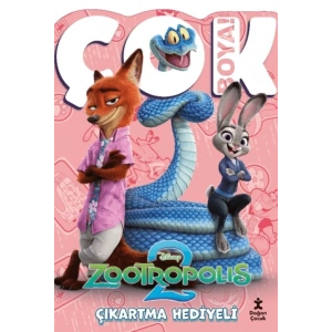Zootropolis 2: Çok Boya! - Çıkartmalı Dev Boyama Kitabı