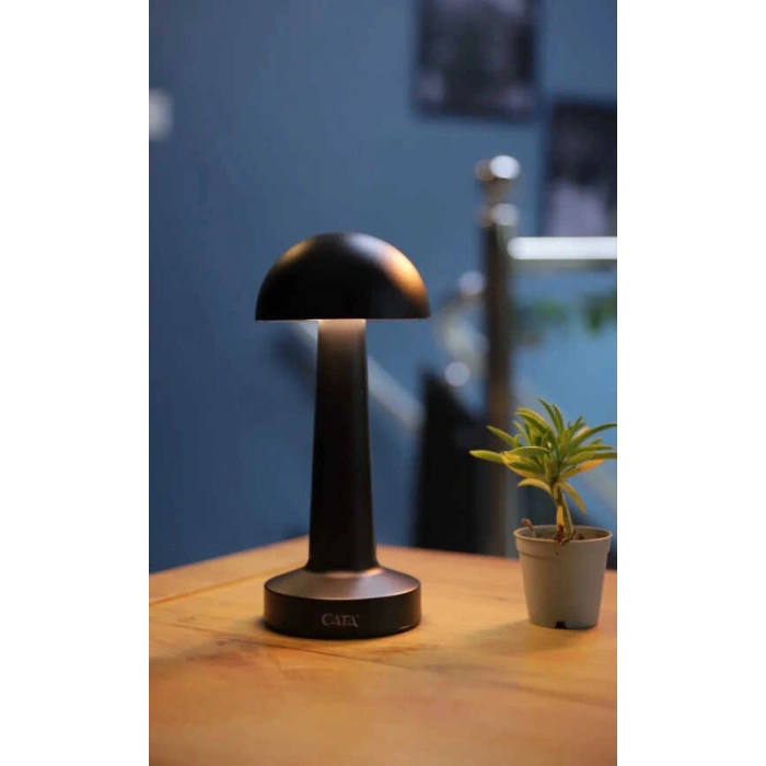 Cata CT-8428 Lizbon Şarjlı Masa Lambası Siyah