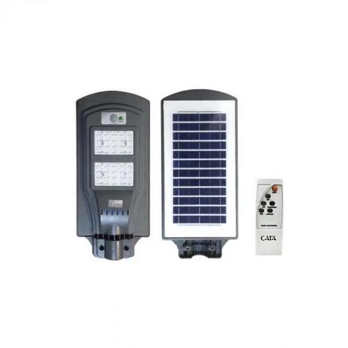 Cata CT-4691 120w Solar Sokak Armatürü 6500K Beyaz Işık Sensörlü (Kumandalı)
