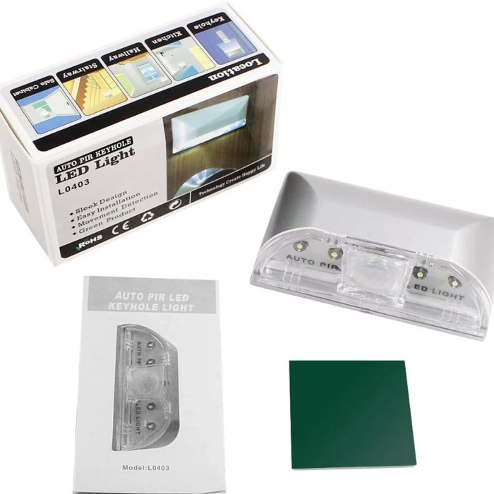 Powermaster PM-37708 Hareket Sensörlü 4 LEDli Pratik Aydınlatma