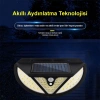 Powermaster MX-118 118 SMD Ledli Hareket Sensörlü Üç Modlu Solar Duvar Lambası