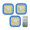 Powermaster PM-6936 Cob Ledli Pilli Uzaktan Kumandalı Üçlü Lamba