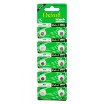 Oxford AG1 LR621 Alkalin 10lu Saat Pili