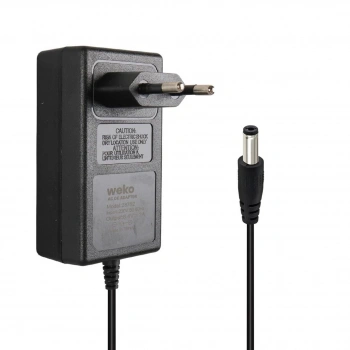 Weko 8.4 Volt - 2 Amper 5.5x2.5mm Uçlu Priz Tip Kırmızı Yeşil Ledli Yerli Üretim Akü Şarj Adaptörü