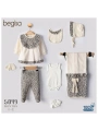 Begisa 8li Set Leopar Hastane Çıkışı %100 Pamuk