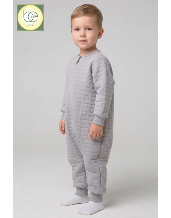 1.5 TOG KAPİTONE %100 PAMUK COCUK BEBEK UYKU TULUMU