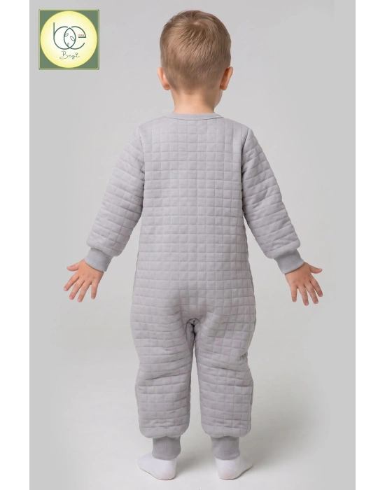1.5 TOG KAPİTONE %100 PAMUK COCUK BEBEK UYKU TULUMU
