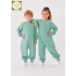 1.5 TOG KAPİTONE %100 PAMUK COCUK BEBEK UYKU TULUMU