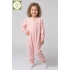 Begi Kadife Kumaş Uzun Kollu Çocuk Uyku Tulumu %100 Pamuk Kumaş 1.5 TOG