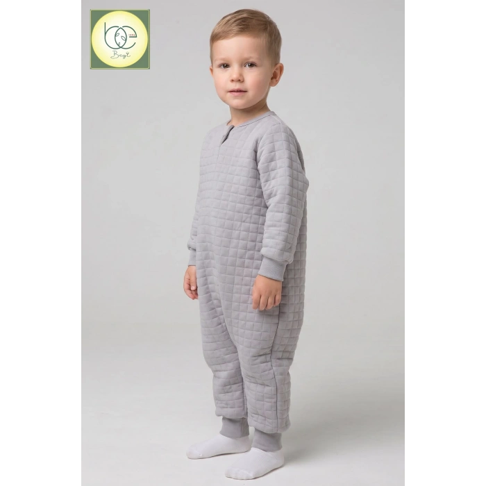 1.5 TOG KAPİTONE %100 PAMUK COCUK BEBEK UYKU TULUMU