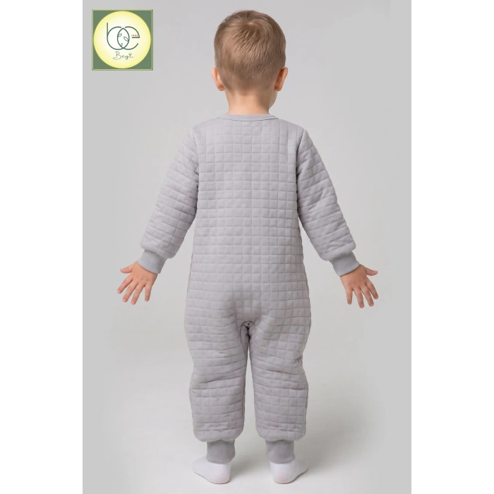 1.5 TOG KAPİTONE %100 PAMUK COCUK BEBEK UYKU TULUMU