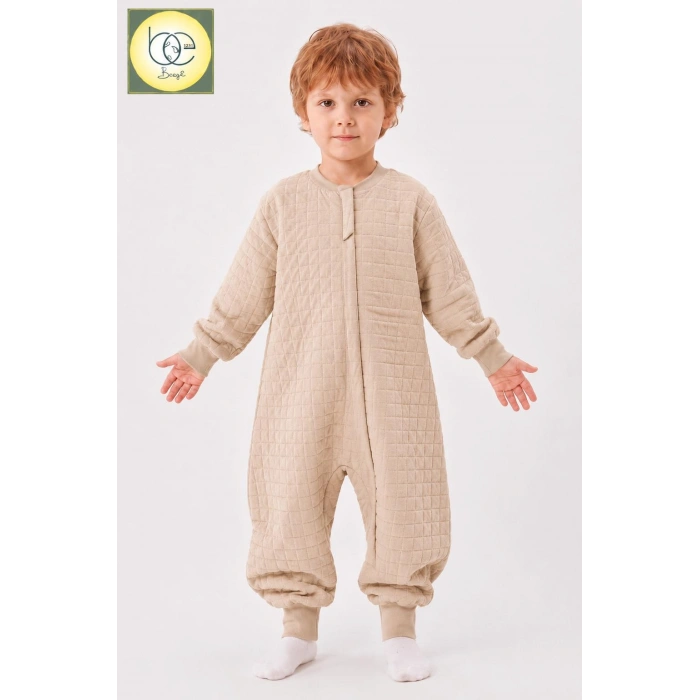 BEGİ 1.5 TOG KAPİTONE %100 PAMUK ÇOÇUK BEBEK UYKU TULUMU