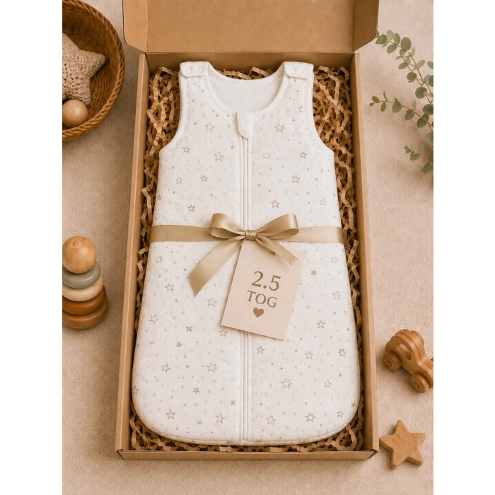 2.5 TOG Elyaflı Torba Askılı Çıtçıtlı Uyku Tulumu % 100 Pamuk