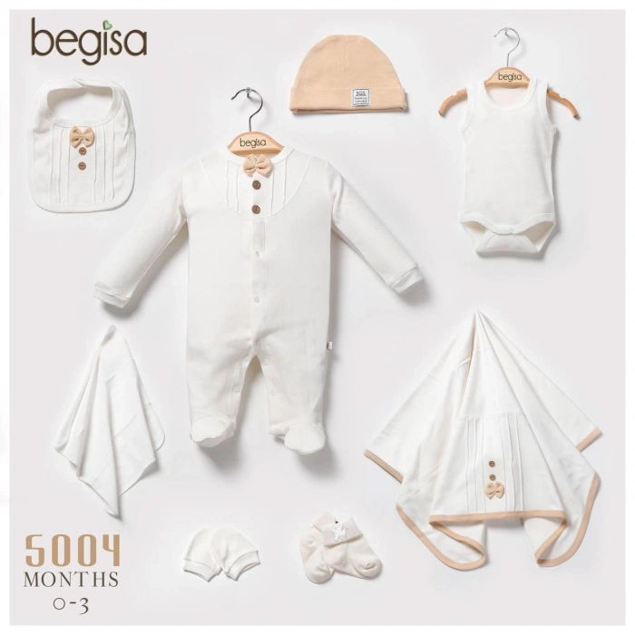 Begisa 8li Set Damatlık Hastane Çıkışı %100 Pamuk