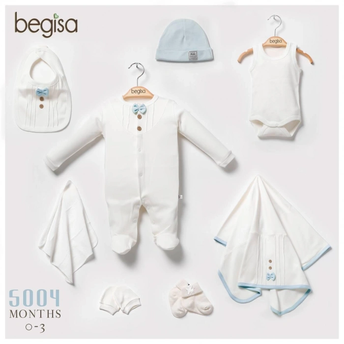 Begisa 8li Set Damatlık Hastane Çıkışı %100 Pamuk